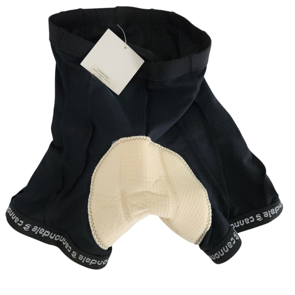 CANNONDALE Chrono Women's Padded Cycling Shorts Size Small Black NWT - Picture 4 of 11